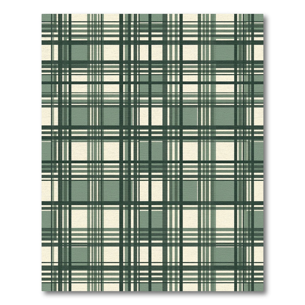 Sage Green Classic Plaid Tartan Rug