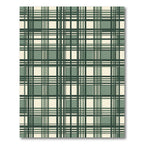 Sage Green Classic Plaid Tartan Rug