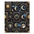 Celestial Sun Moon Star Tarot Rug