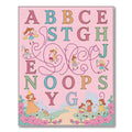 Whimsical Alphabet Fairytale Scene Rug