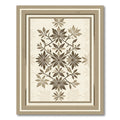 Earthy Floral Vine Medallion Rug