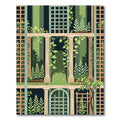Grecian Trellis with Lush Botanical Greens Rug