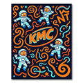 Cosmic Astronaut Adventure Swirls Rug