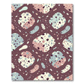Terrazzo Speckled Earthy Tones Abstract Rug