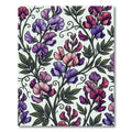Enchanted Sweet Pea Floral Vine Rug