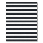Minimalist Monochrome Horizontal Stripe Area Rug