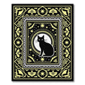 Black Cat Celestial Sunburst Rug