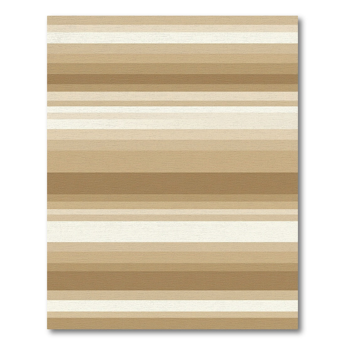 Natural Tones Horizontal Stripe Rug