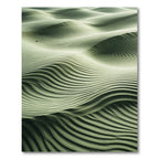 Sage Green Rippled Sand Dunes Rug