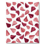 Crimson Pink Petal Scatter Rug