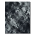 Monochrome Charcoal Abstract Cloud Ink Wash Rug