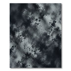 Monochrome Charcoal Abstract Cloud Ink Wash Rug
