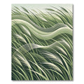 Woven Emerald Grassland Swirl Rug