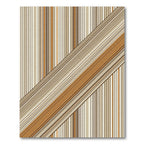Modern Earthy Tone Diagonal Striped Rug