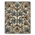 Golden Anchor Acanthus Scroll Botanical Rug