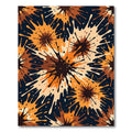 Amber Abstract Ink Splash Area Rug