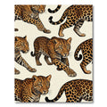 Leopard Spots Repeating Animal Collage Rug