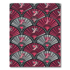 Pink Cupid Fan Art Deco Rug
