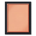 Salmon Pink Geometric Frame Rug