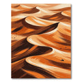 Warm Ochre Desert Dune Horizon Rug