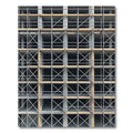 Industrial Metal Grid Scaffolding Rug