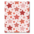 Sweet Watermelon Stars Repeating Pattern Rug