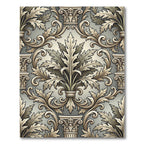 Ornate Acanthus Leaf Scrollwork Rug