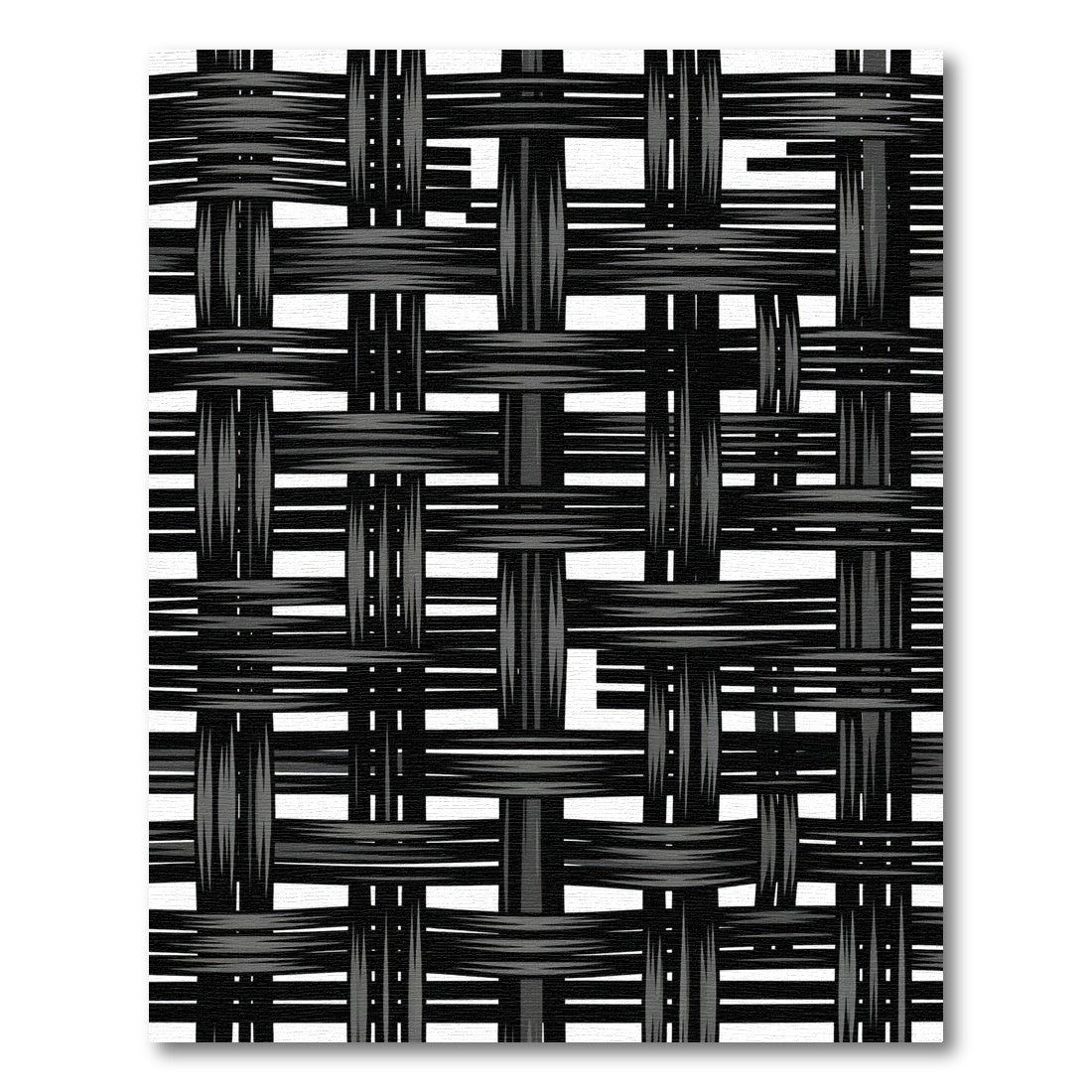 Monochromatic Woven Texture Rug