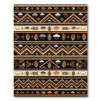 Earthy Tones Corn Rain Stripe Rug