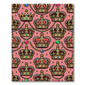 Royal Red Crown Jewel Garland Rug