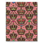 Royal Red Crown Jewel Garland Rug