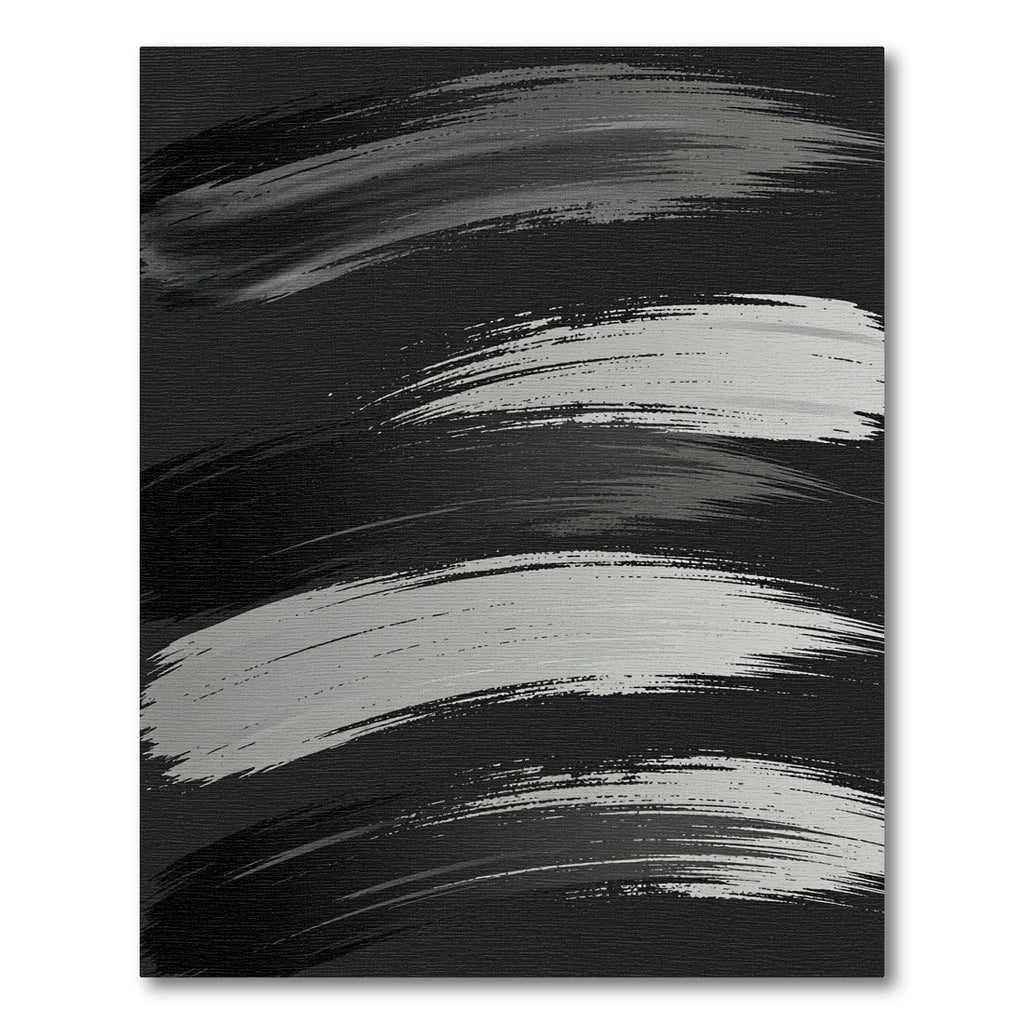 Broad Strokes Monochrome Abstract Rug