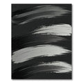 Broad Strokes Monochrome Abstract Rug