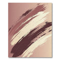 Abstract Taupe and Mocha Brushstroke Rug