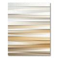 Soft Beige Layered Horizon Rug