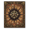 Vintage Starburst Floral Emblem Rug