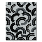 Mid-Century Modern Arc Composition Rug
