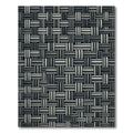 Monochromatic Woven Stripe Intersecting Rug