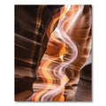 Earthy Canyon Flowing Curves Rug