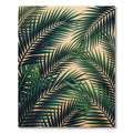 Emerald Palm Frond Canopy Rug