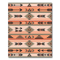 Tribal Arrow Diamond Terracotta Rug