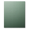 Sage Minimalist Uniform Circular Dot Grid Rug