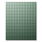 Sage Minimalist Uniform Circular Dot Grid Rug
