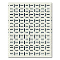 Minimalist Navy Dash Grid Rug