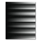 Monochromatic Horizontal Stripe Gradient Rug