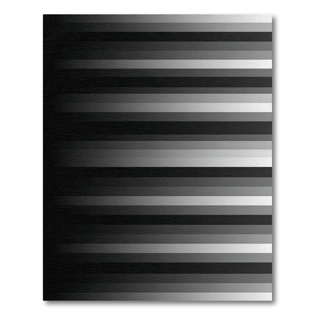 Monochromatic Horizontal Stripe Gradient Rug