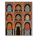 Rich Tones Geometric Archway Medallion Rug