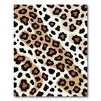 Spotted Beige Black Animal Print Rug