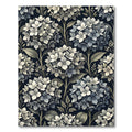 Vintage Hydrangea Floral Garden Rug
