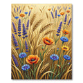 Golden Wheat Lavender and Blossom Meadow Rug